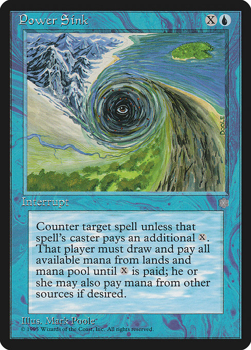 Magic the Gathering Card - Power Sink - MTG Circle