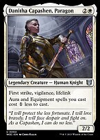 Magic the Gathering Card - Danitha Capashen, Paragon - MTG Circle