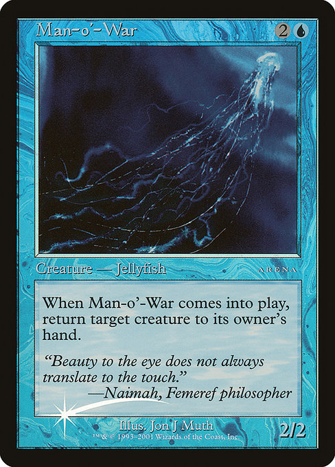 Magic the Gathering Card - Man-o'-War - MTG Circle