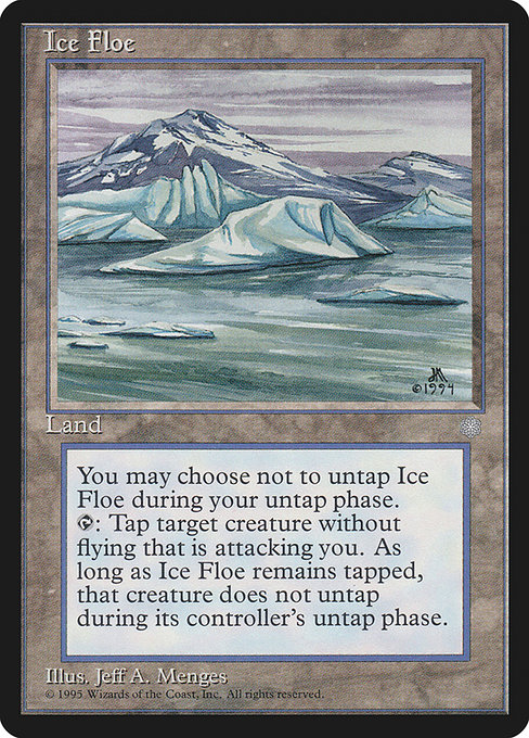 Magic the Gathering Card - Ice Floe - MTG Circle