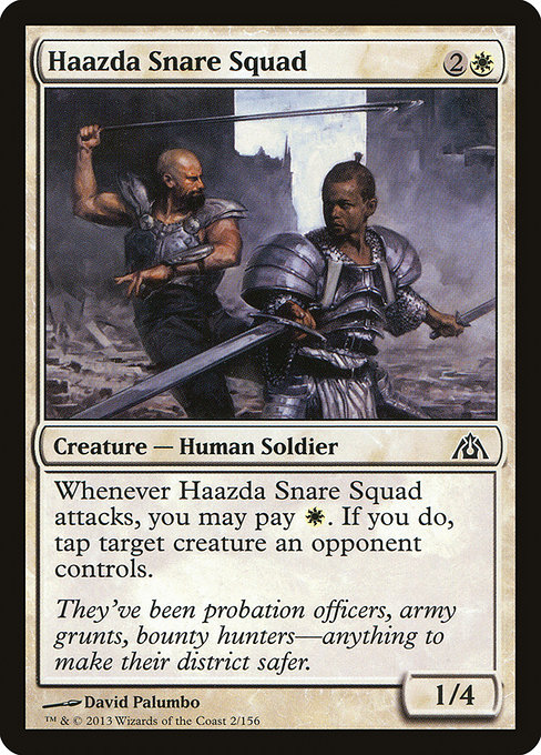 Magic the Gathering Card - Haazda Snare Squad - MTG Circle