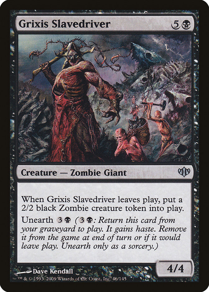 Magic the Gathering Card - Grixis Slavedriver - MTG Circle