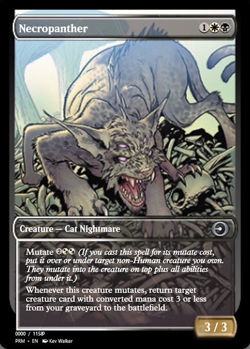 Magic the Gathering Card - Necropanther - MTG Circle