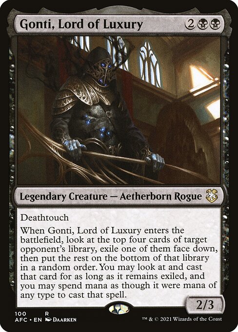 Magic the Gathering Card - Gonti, Lord of Luxury - MTG Circle