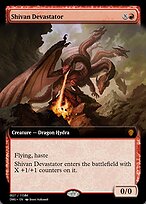 Magic the Gathering Card - Shivan Devastator - MTG Circle