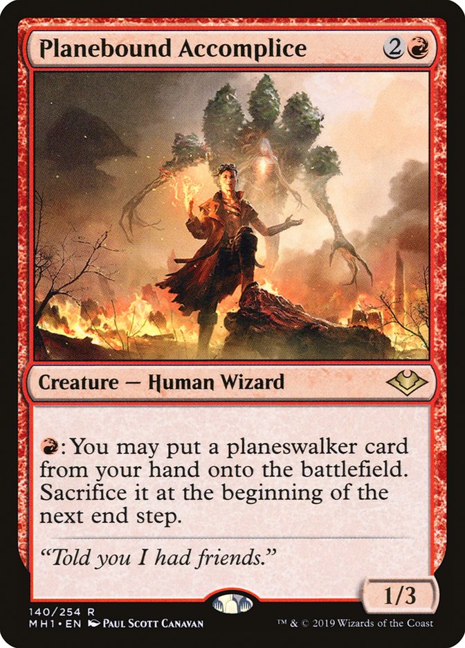 Magic the Gathering Card - Planebound Accomplice - MTG Circle