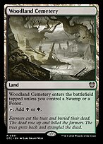 Magic the Gathering Card - Woodland Cemetery - MTG Circle