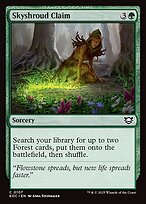 Magic the Gathering Card - Skyshroud Claim - MTG Circle