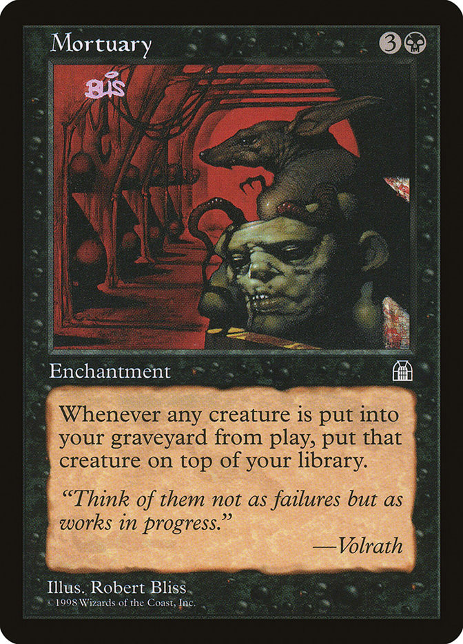 Magic the Gathering Card - Mortuary - MTG Circle