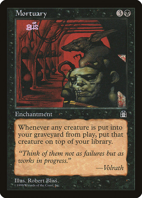 Magic the Gathering Card - Mortuary - MTG Circle