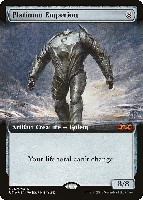 Magic the Gathering Card - Platinum Emperion - MTG Circle