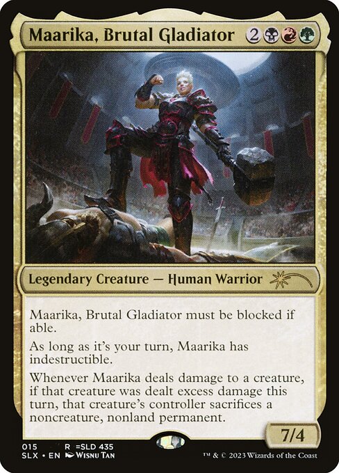 Magic the Gathering Card - Maarika, Brutal Gladiator - MTG Circle