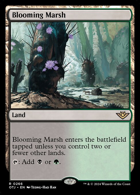 Magic the Gathering Card - Blooming Marsh - MTG Circle