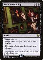 Magic the Gathering Card - Bloodline Culling - MTG Circle