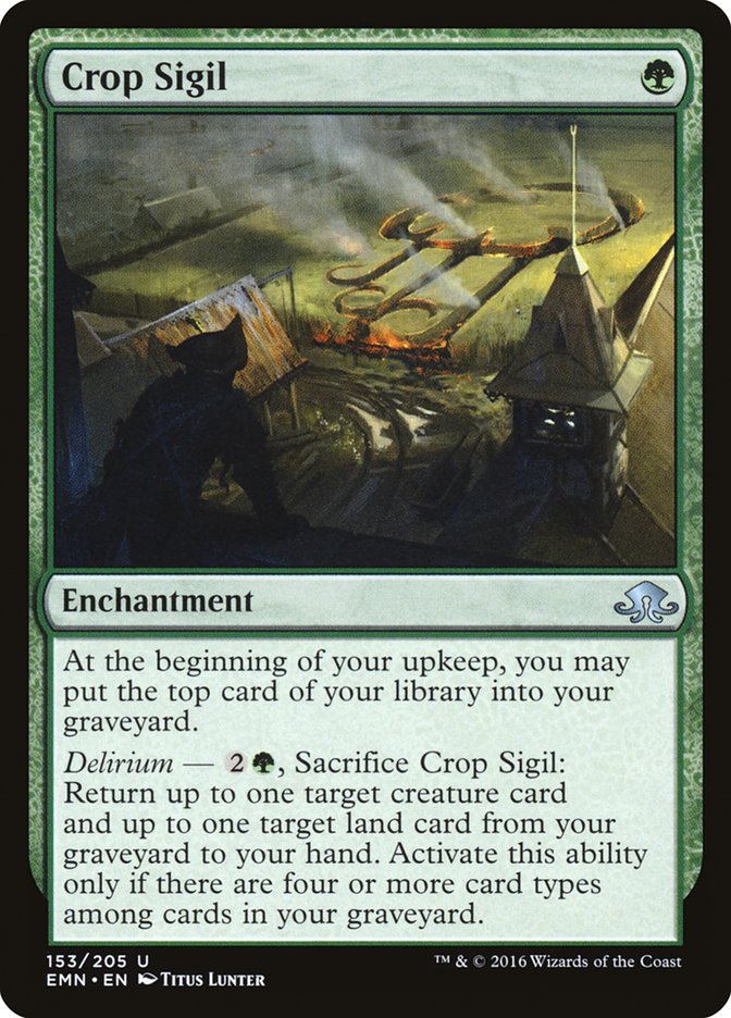 Magic the Gathering Card - Crop Sigil - MTG Circle