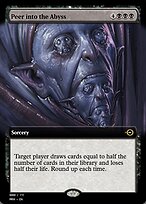 Magic the Gathering Card - Peer into the Abyss - MTG Circle