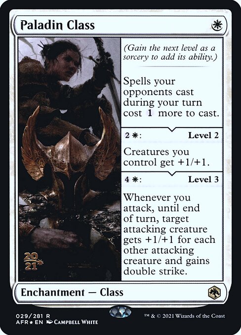 Magic the Gathering Card - Paladin Class - MTG Circle