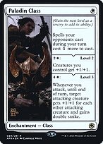 Magic the Gathering Card - Paladin Class - MTG Circle