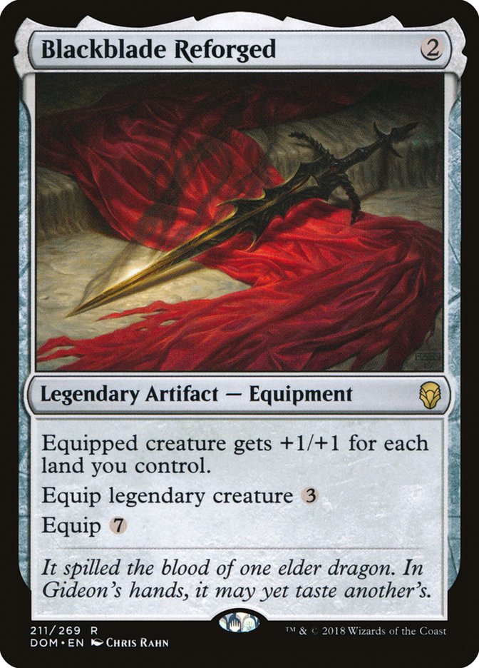 Magic the Gathering Card - Blackblade Reforged - MTG Circle