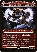 Magic the Gathering Card - Goro-Goro, Disciple of Ryusei - MTG Circle