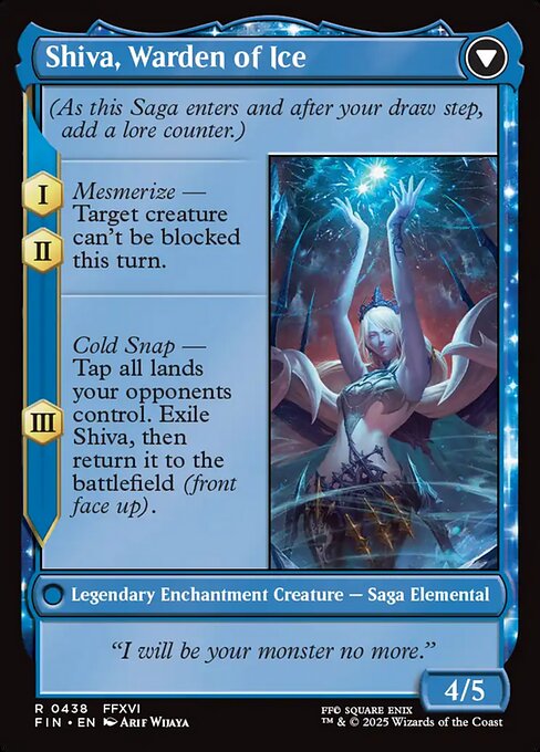 Magic the Gathering Card - Shiva, Warden of Ice - MTG Circle