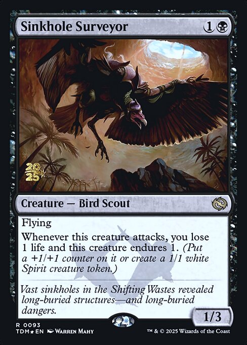 Magic the Gathering Card - Sinkhole Surveyor - MTG Circle