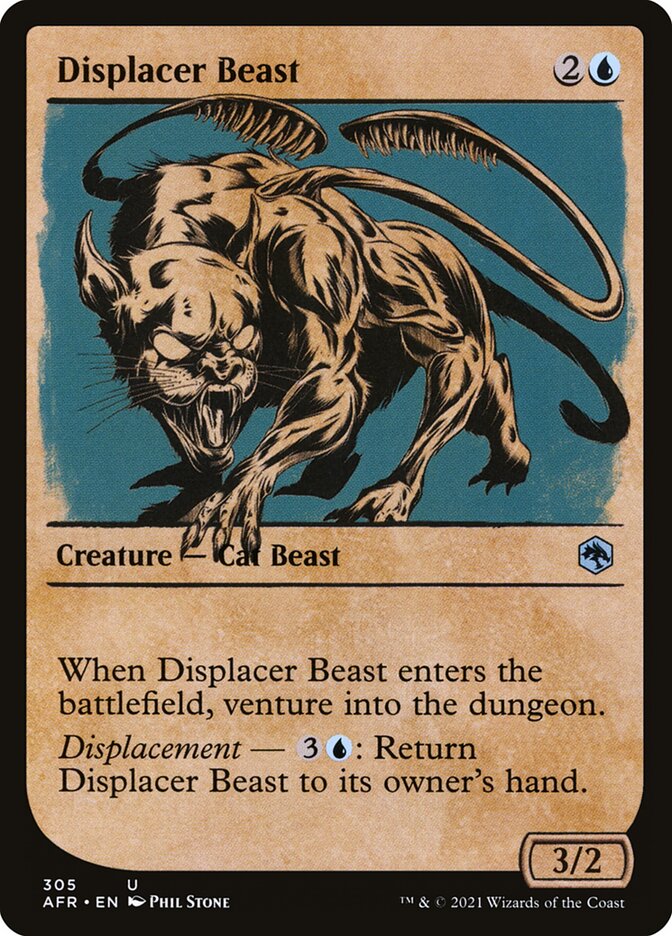 Magic the Gathering Card - Displacer Beast - MTG Circle