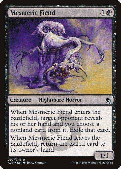 Magic the Gathering Card - Mesmeric Fiend - MTG Circle