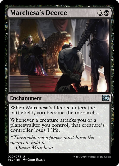 Magic the Gathering Card - Marchesa's Decree - MTG Circle