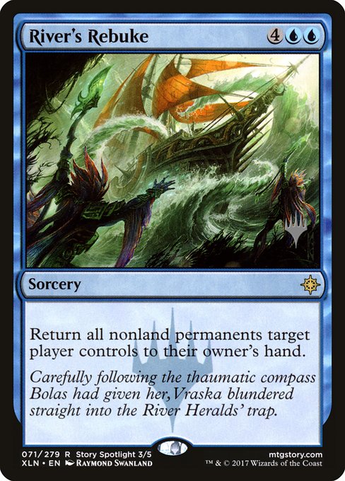 Magic the Gathering Card - River's Rebuke - MTG Circle