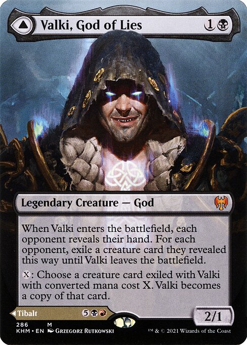 Magic the Gathering Card - Valki, God of Lies - MTG Circle