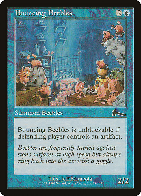 Magic the Gathering Card - Bouncing Beebles - MTG Circle