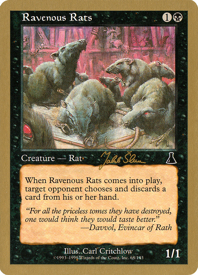 Magic the Gathering Card - Ravenous Rats - MTG Circle