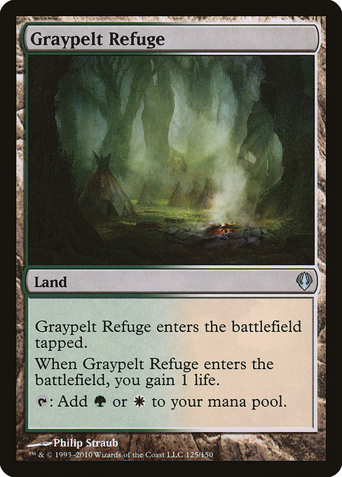 Magic the Gathering Card - Graypelt Refuge - MTG Circle