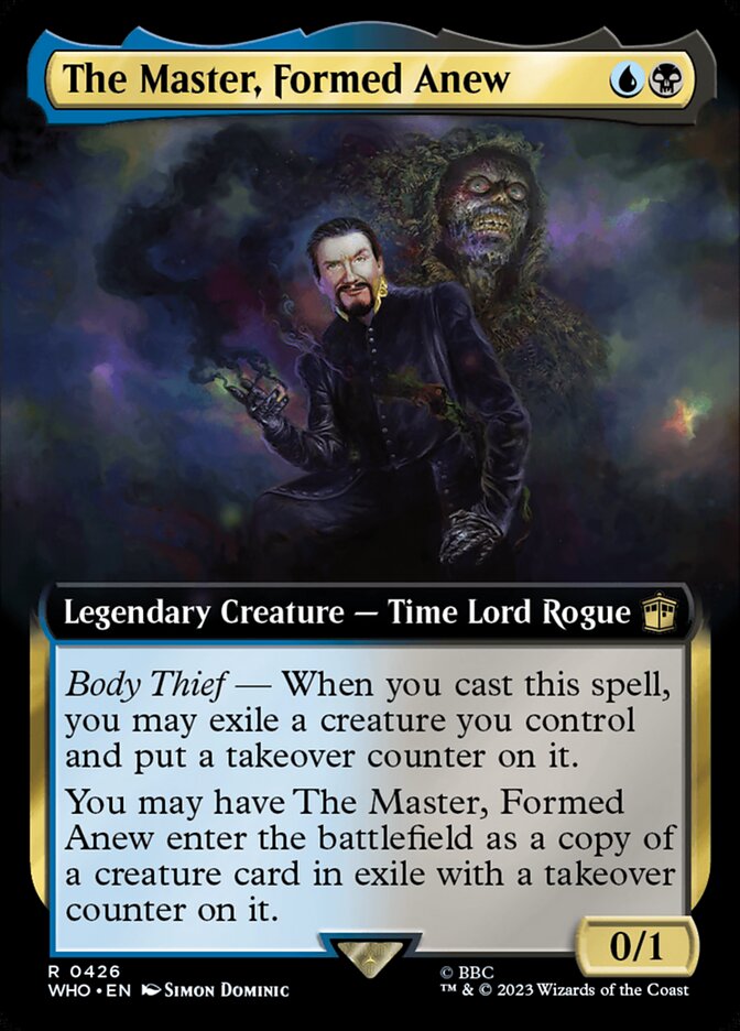 Magic the Gathering Card - The Master, Formed Anew - MTG Circle