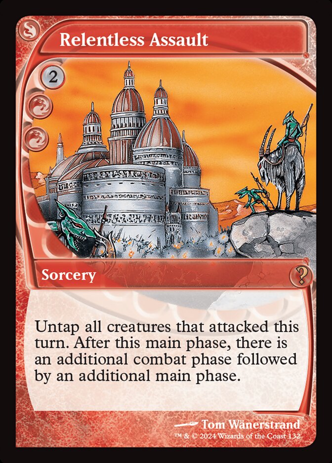 Magic the Gathering Card - Relentless Assault - MTG Circle
