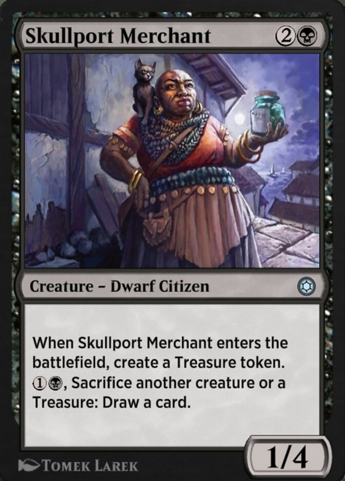 Magic the Gathering Card - Skullport Merchant - MTG Circle