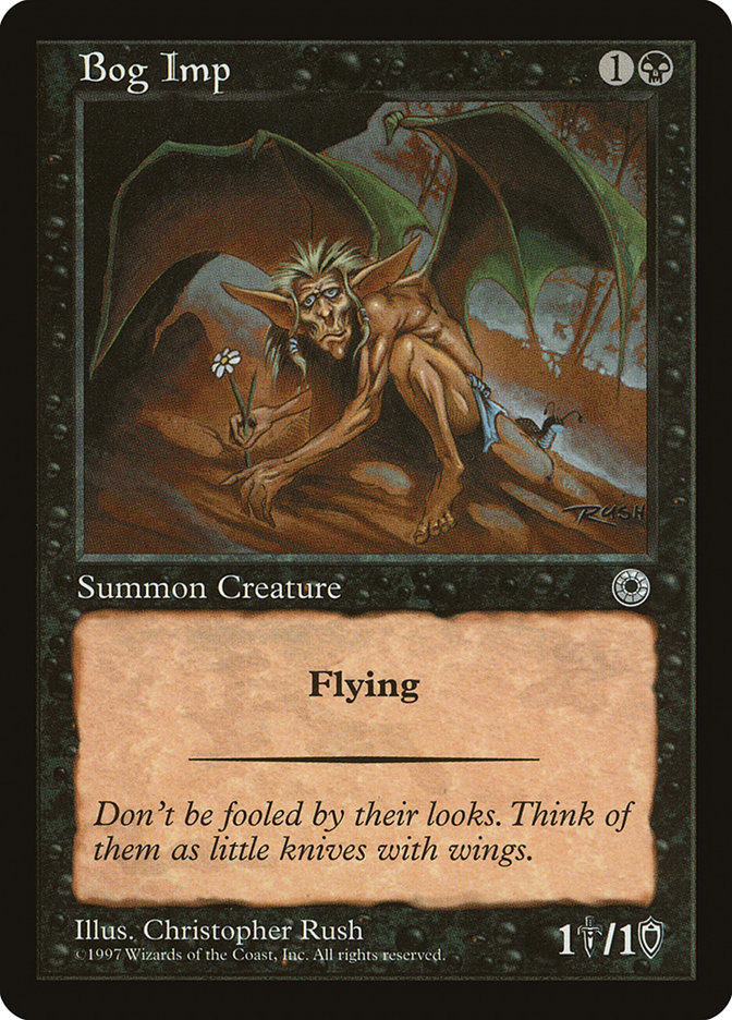 Magic the Gathering Card - Bog Imp - MTG Circle