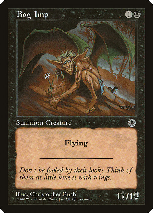 Magic the Gathering Card - Bog Imp - MTG Circle
