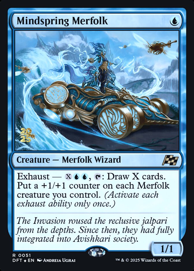 Magic the Gathering Card - Mindspring Merfolk - MTG Circle