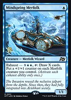 Magic the Gathering Card - Mindspring Merfolk - MTG Circle