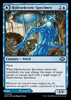 Magic the Gathering Card - Hydroelectric Specimen // Hydroelectric Laboratory - MTG Circle