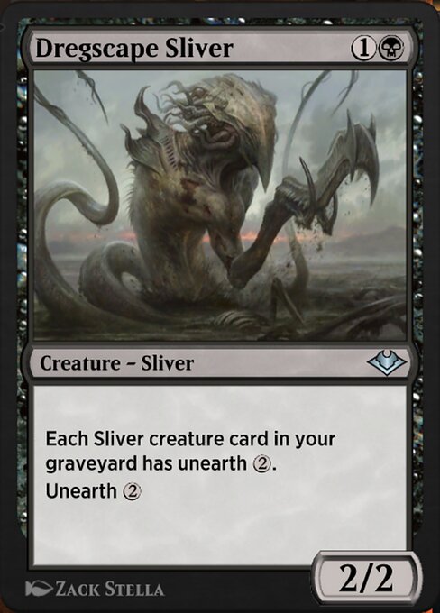 Magic the Gathering Card - Dregscape Sliver - MTG Circle