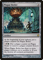 Magic the Gathering Card - Plague Boiler - MTG Circle