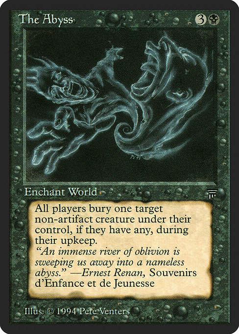 Magic the Gathering Card - The Abyss - MTG Circle