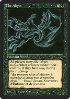 Magic the Gathering Card - The Abyss - MTG Circle