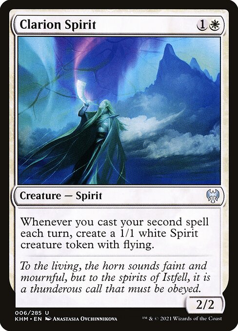 Magic the Gathering Card - Clarion Spirit - MTG Circle