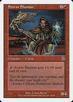 Magic the Gathering Card - Storm Shaman - MTG Circle