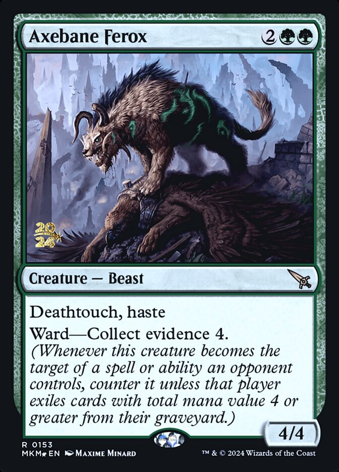 Magic the Gathering Card - Axebane Ferox - MTG Circle