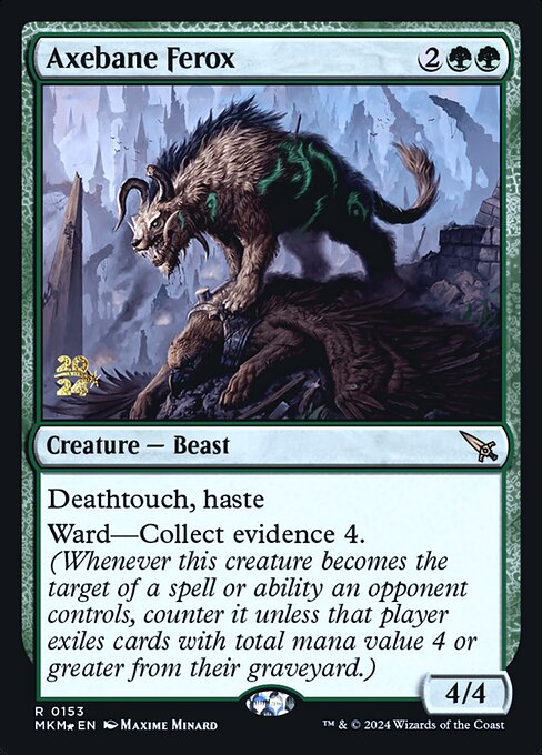Magic the Gathering Card - Axebane Ferox - MTG Circle